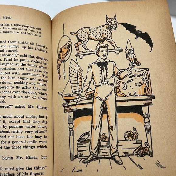 Vintage 1955 “Little Men” hardcover book by Louisa May Alcott. - Picture 8 of 11